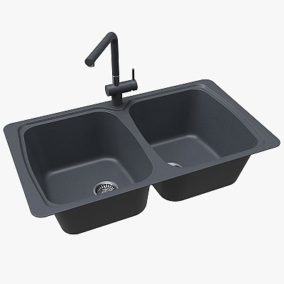 Sink Faucet 02 black onyx