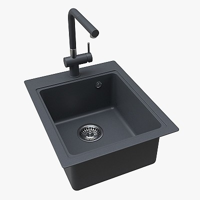 Sink Faucet 07 black onyx