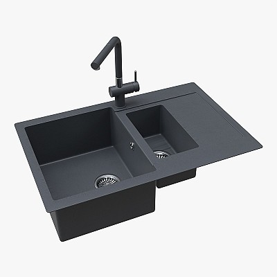 Sink Faucet 12 black onyx