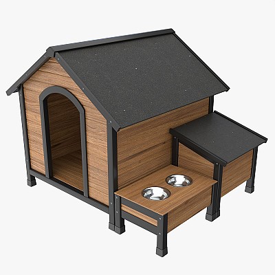 Wooden Dog House 03