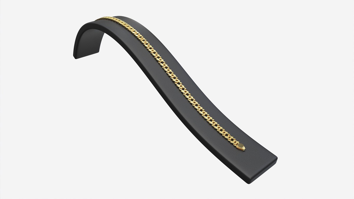 Bracelet Curved Leather Display Holder Stand