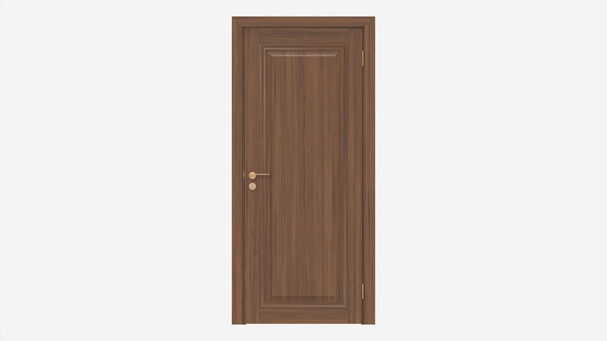 Classic Wooden Interior Door with Furniture 020