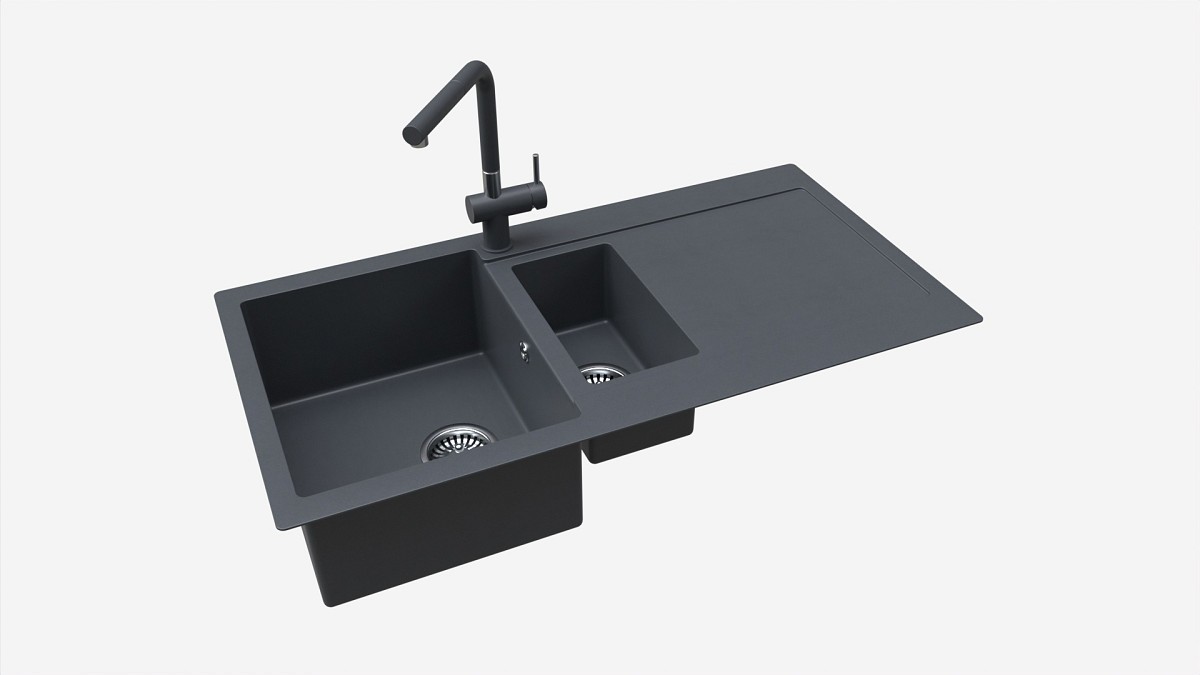 Kitchen Sink Faucet 11 black onyx