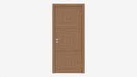 Modern Wooden Interior Door with Furniture 012