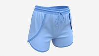 Fitness shorts for women blue