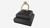 Ring Leather Display Holder Stand 02