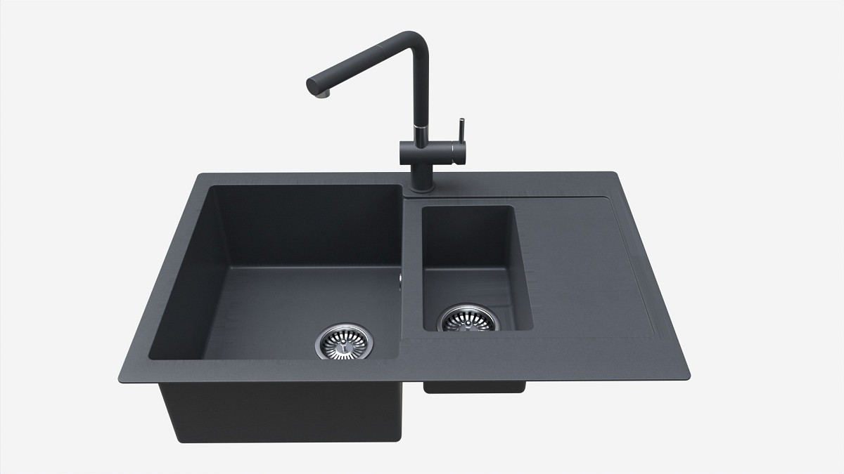 Kitchen Sink Faucet 12 black onyx