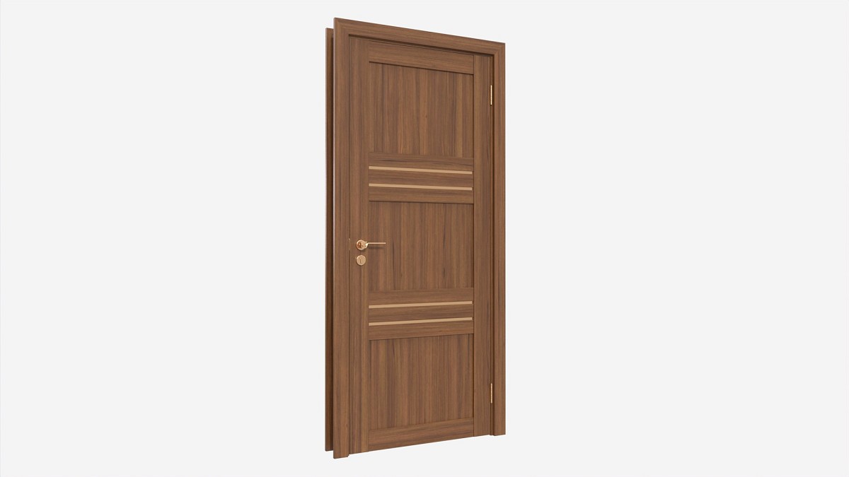 Modern Wooden Interior Door with Furniture 015