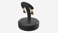 Earrings Leather Display Holder Stand 03