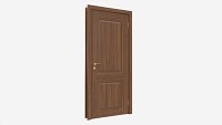 Classic Wooden Interior Door with Furniture 018