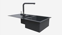Kitchen Sink Faucet 11 black onyx