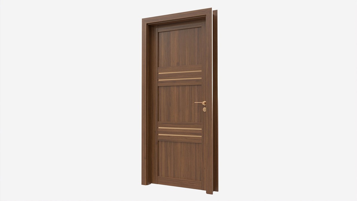 Modern Wooden Interior Door with Furniture 015