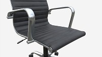 Office Chair with armrests and wheels 05