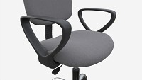 Office Chair with armrests and wheels 06