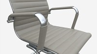Office Chair with armrests on Metal Frame 01