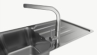 Kitchen Sink Faucet 04 stainless steel