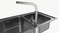 Kitchen Sink Faucet 05 stainless steel
