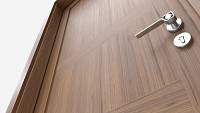 Modern Wooden Interior Door with Furniture 008