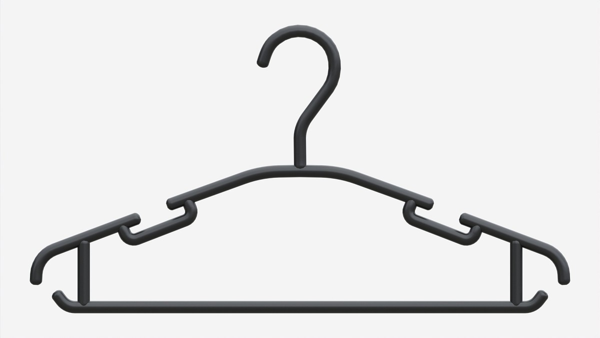 Hanger For Clothes Plastic 01
