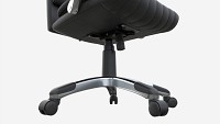 Office Chair with armrests and wheels 04