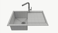 Kitchen Sink Faucet 15 stainless steel