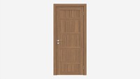 Modern Wooden Interior Door with Furniture 008