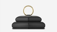 Ring Leather Display Holder Stand 07