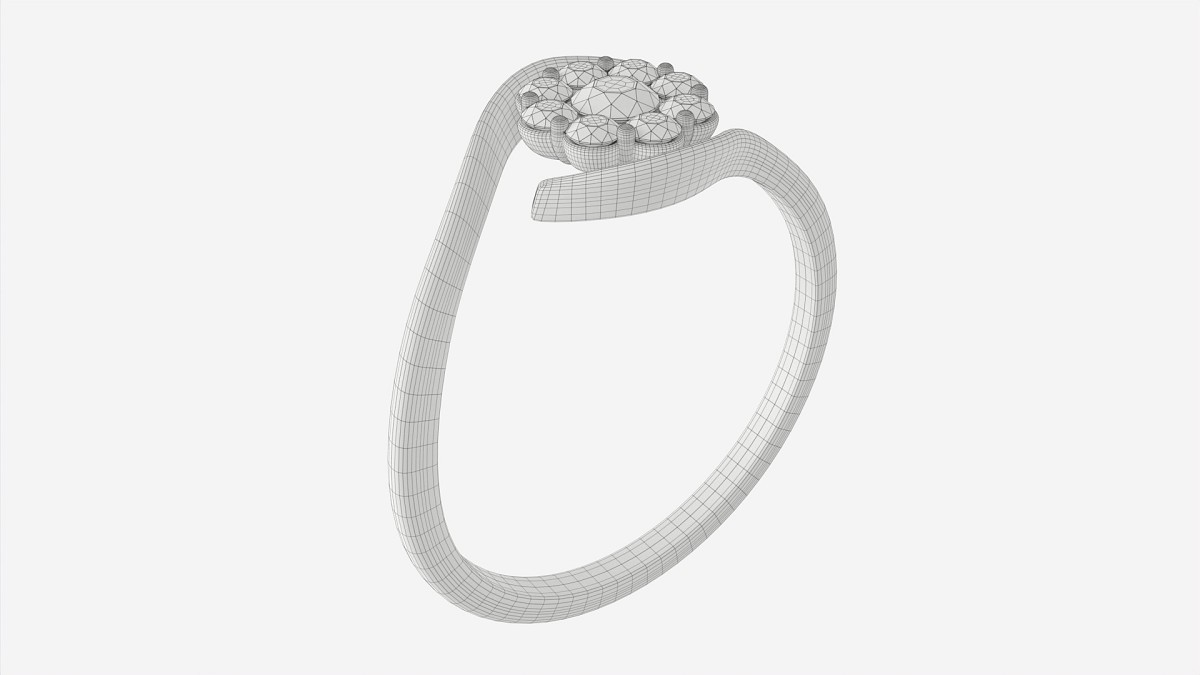 Gold Diamond Ring Jewelry 05