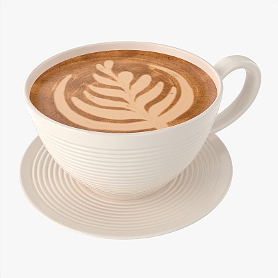 Coffee Latte Mug Saucer 2