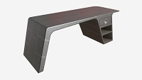 Metal Desk with Drawer 02