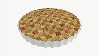 Apple Pie with Plate 01
