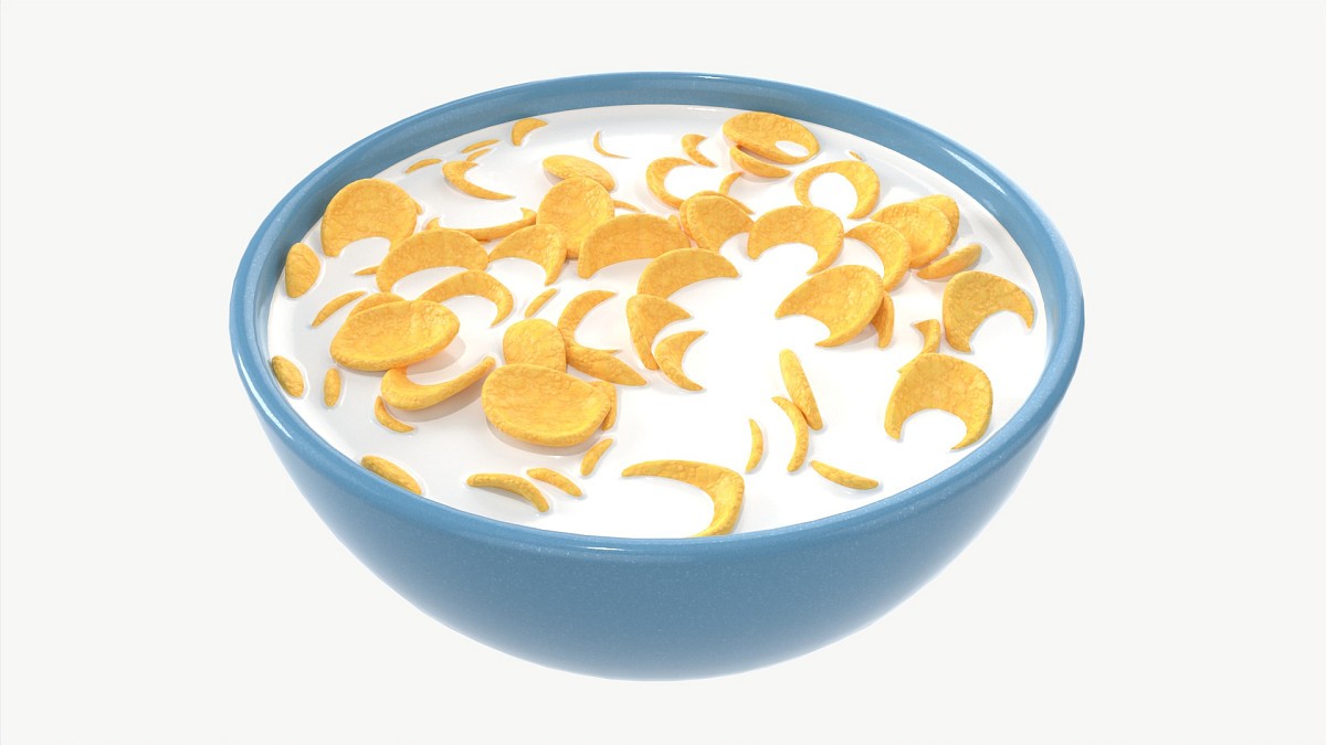 Bowl with Cornflakes 02