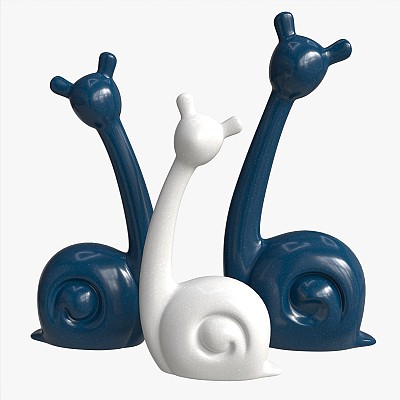 Snail Figurine Set