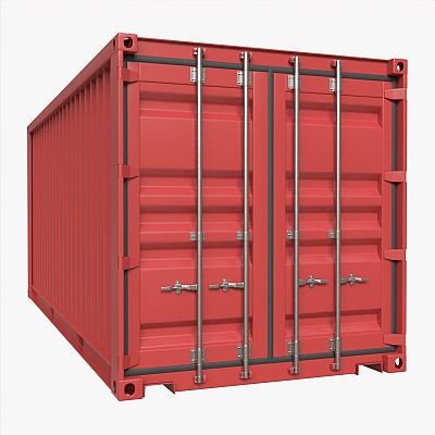 Container 20-foot Red