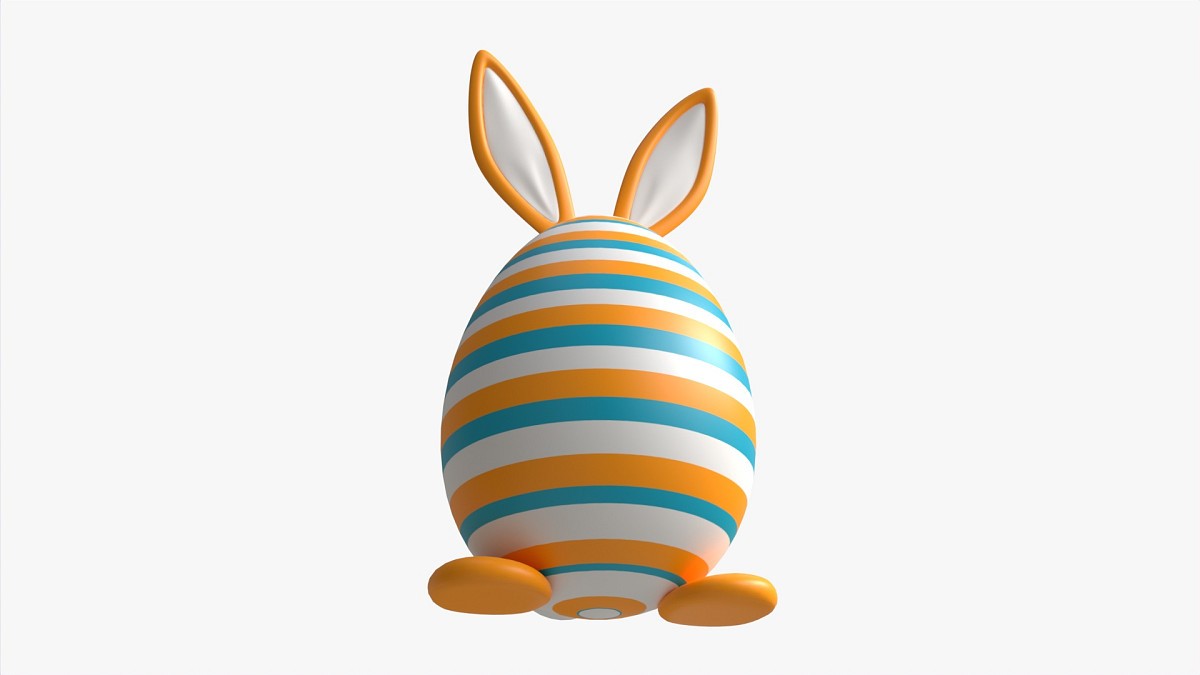 Easter Egg Rabbit-like Decorated