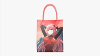 Women Fabric Anime Zero Two Tote Bag