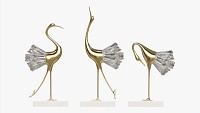 Decorative Crane Figurines