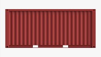Shipping Container Dry 20-foot Red