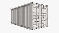 Shipping Container Dry 20-foot Blue