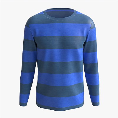 Sweatshirt Men 01 Blue