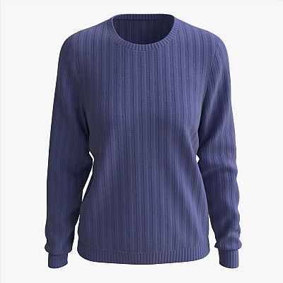 Sweatshirt Women 01 Blue
