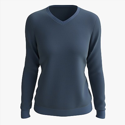 Sweatshirt Women 02 Blue