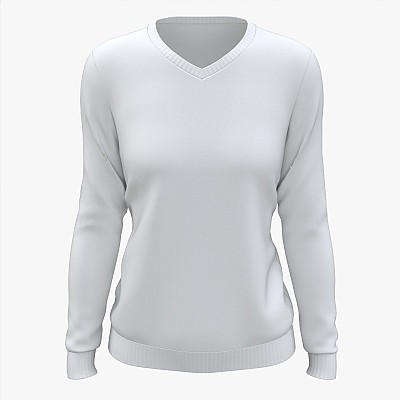 Sweatshirt Women 02 White