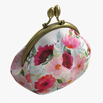 Coin purse 2 with flowers