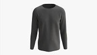 Sweatshirt for Men Mockup 01 Black