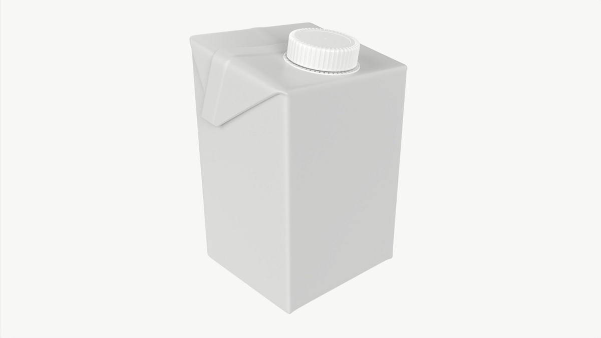 Juice Cardboard 500 ml packaging mockup