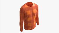 Sweatshirt for Men Mockup 03 Orange