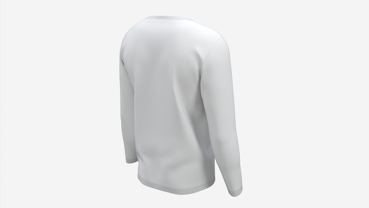 Sweatshirt for Men Mockup 01 White