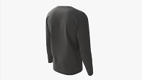 Sweatshirt for Men Mockup 02 Black