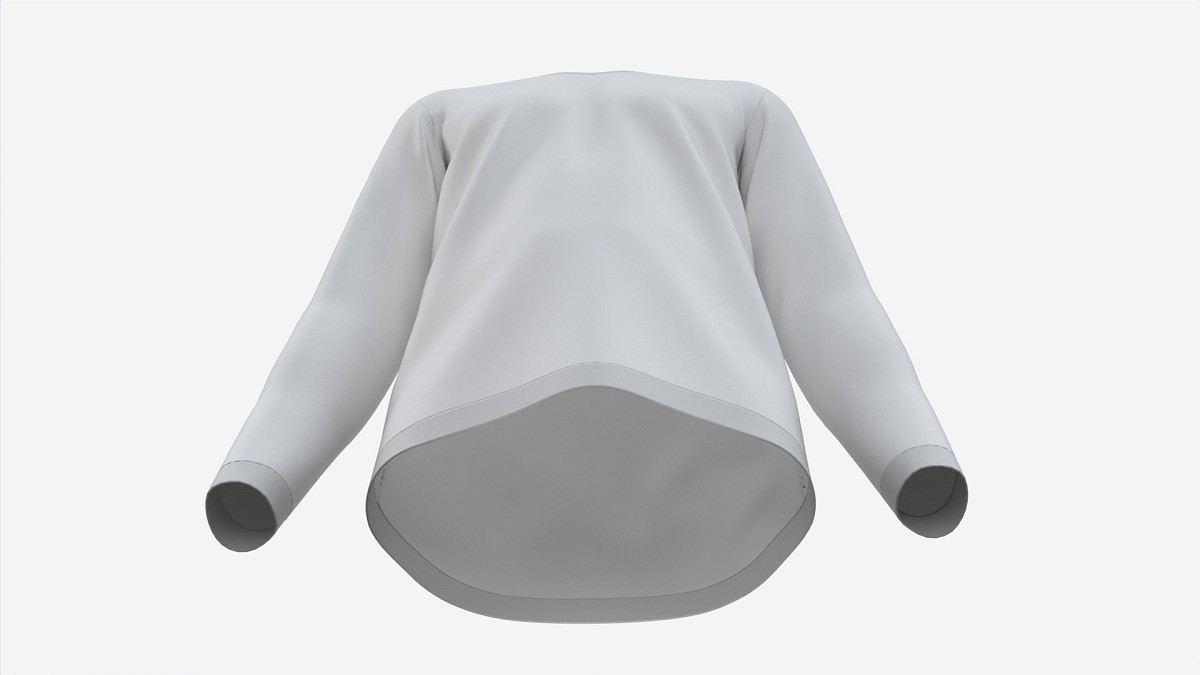 Sweatshirt for Men Mockup 02 White